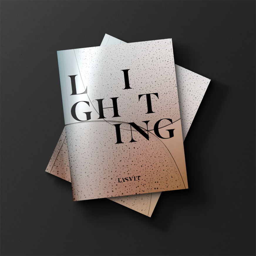 Lasvit lighting catalogue cover